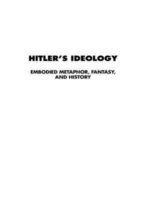cover image of Hitler's Ideology